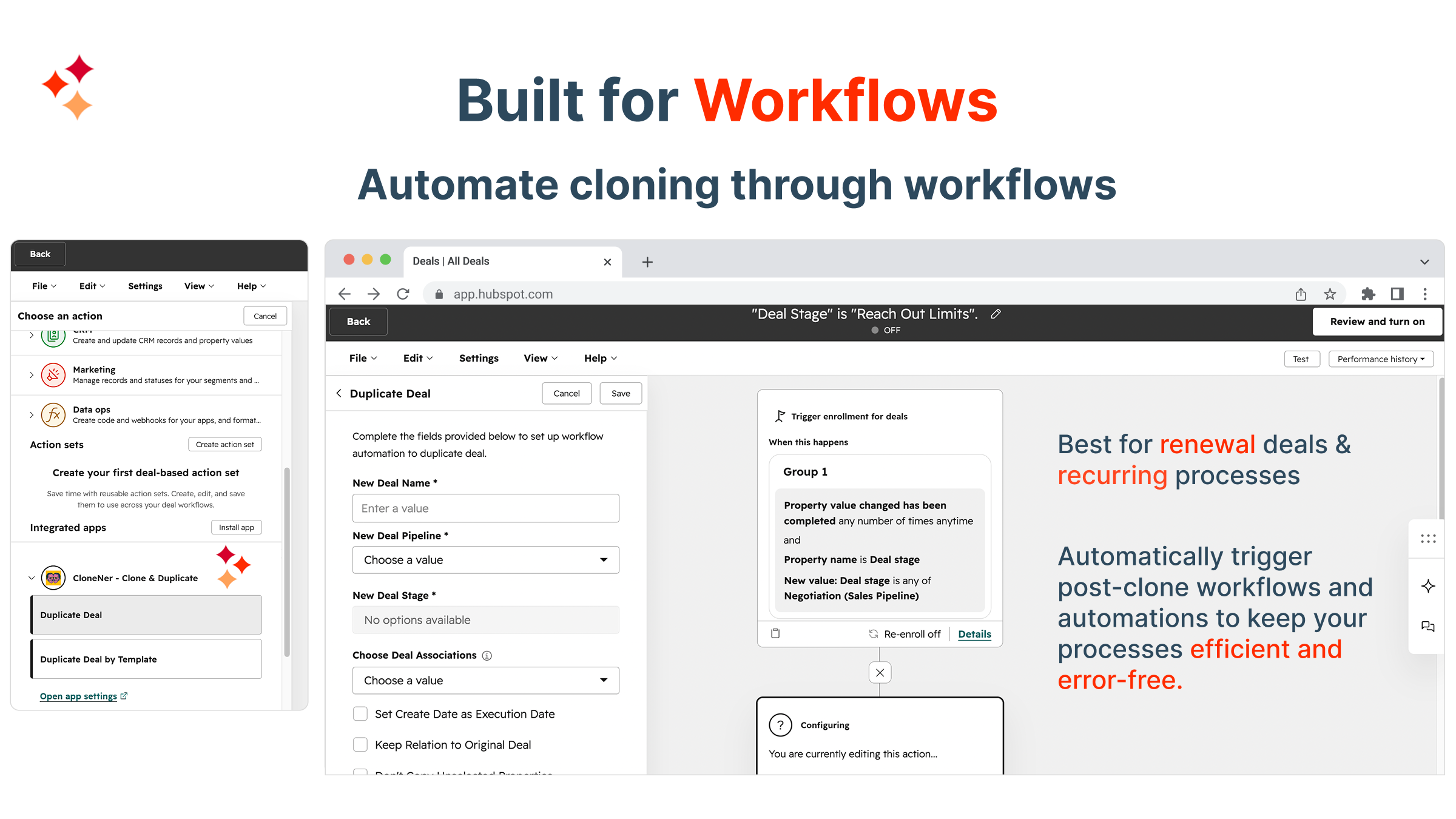 Automate deal with Workflow