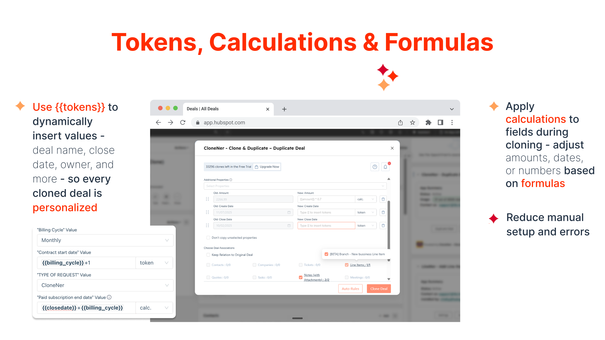 Tokens & Calculations
