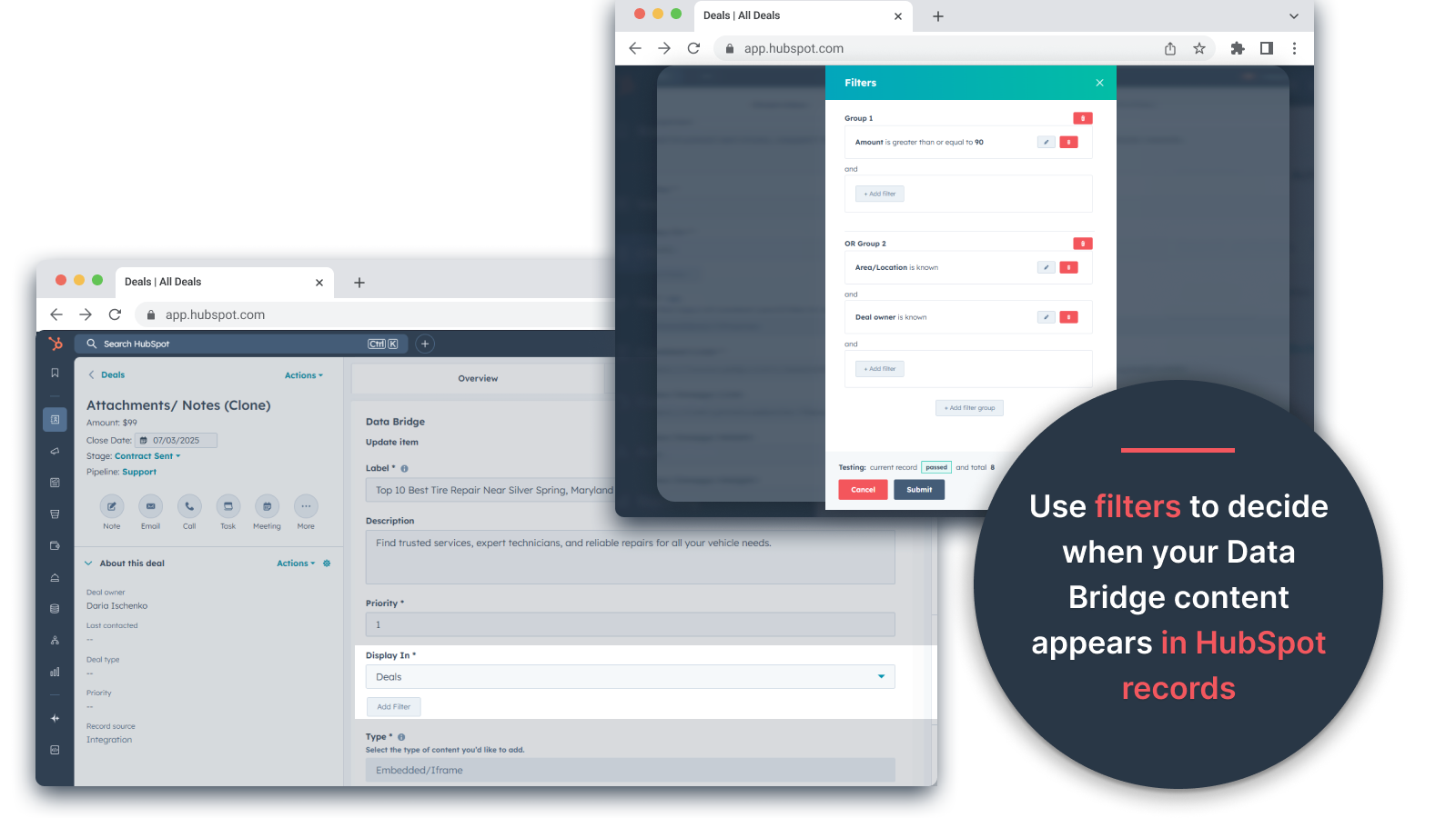 Conditional Display Rules