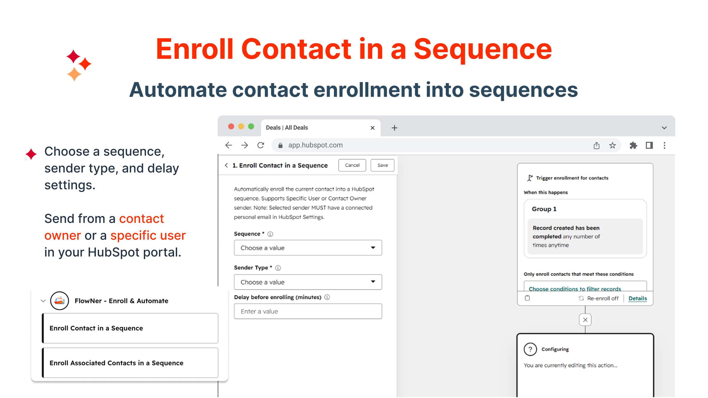 Automate Sequence Enrollment from Workflows